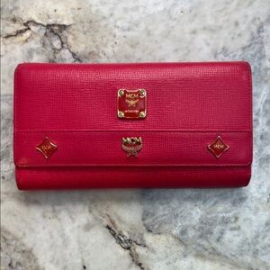 MCM Princess long trifold Women's Wallet